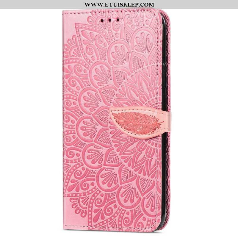 Skórzany Futerał do Xiaomi Redmi Note 11 / 11S Plemienne Liście